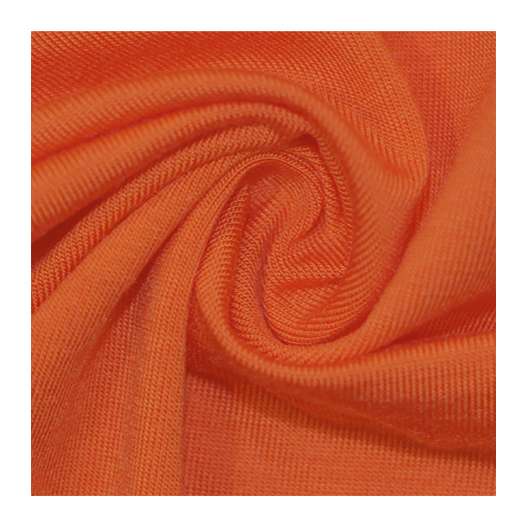 95 % tencel 5 % spandex džersejová tkanina na tričko príjemná na dotyk elastan
