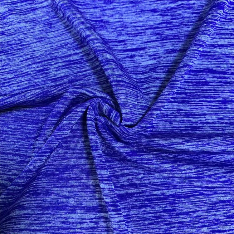 Tecido de spandex de jersey elástico de 4 vías cómodo á venda Tecido de roupa interior de secado rápido