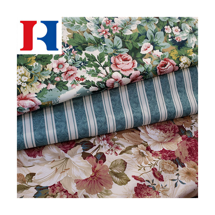 Chinese custom eco-friendly textile 32*32 100% organic cotton fabric twill digital printing fabric