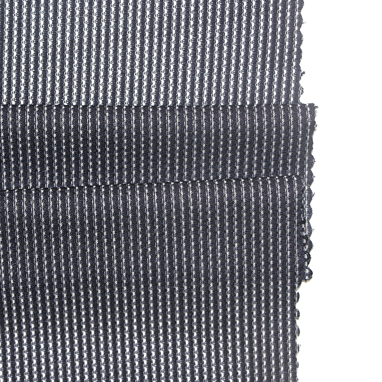 Търговия на едро с висококачествена дишаща тъкан от 94% полиестер 6% спандекс Хедър Джърси за топ облекло