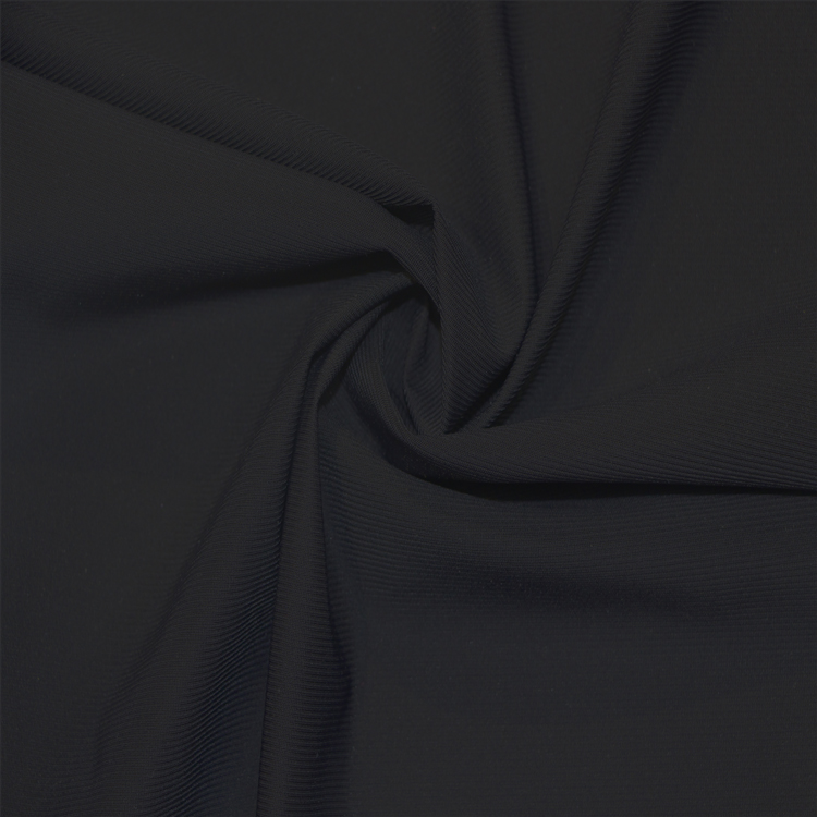 wholesale low price nylon spandex yoga fabric black sportswear elastic fabric