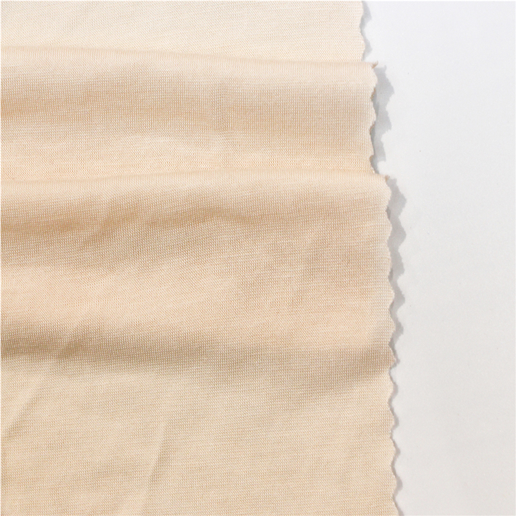 Wholesale Premium Textile Viscose Silkworm Protein Fiber Jersey Fabric for Underwear