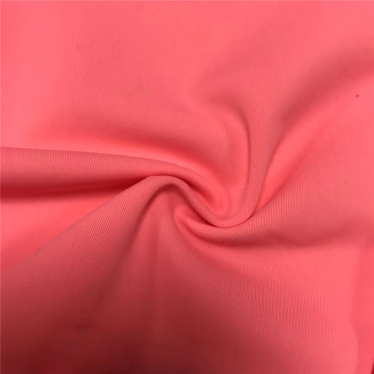 Tissu de haute qualité 80% nylon 20% élasthanne tissu de vêtements de sport respirant en tricot terne