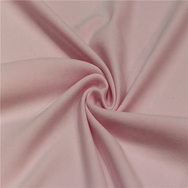Růžová barva Dámská móda Sportovní tkanina 88 Polyester 12 Spandex Antibakteriální tkanina