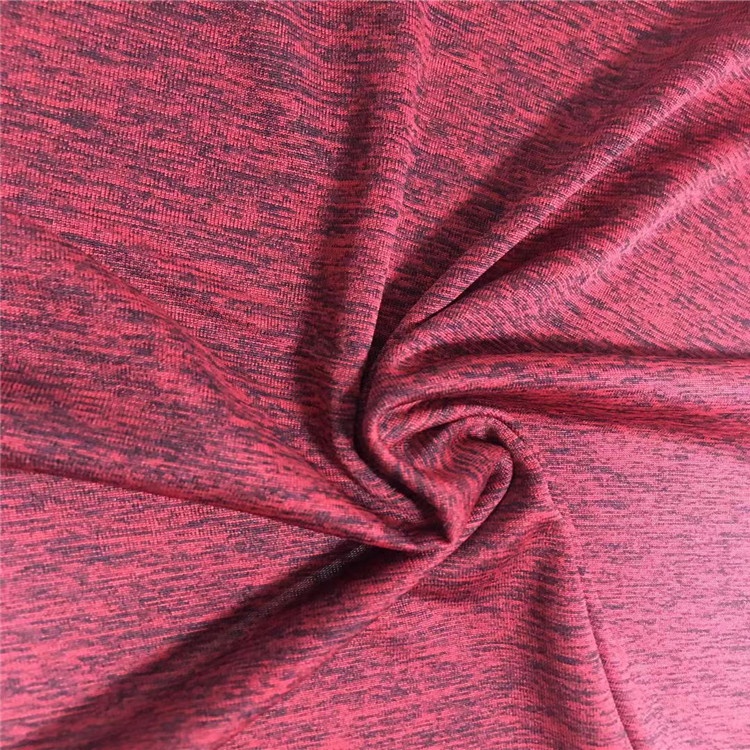 2021 fashion 50%CD poly 50%poly space dye yoga sports basketball jersey knitted fabric