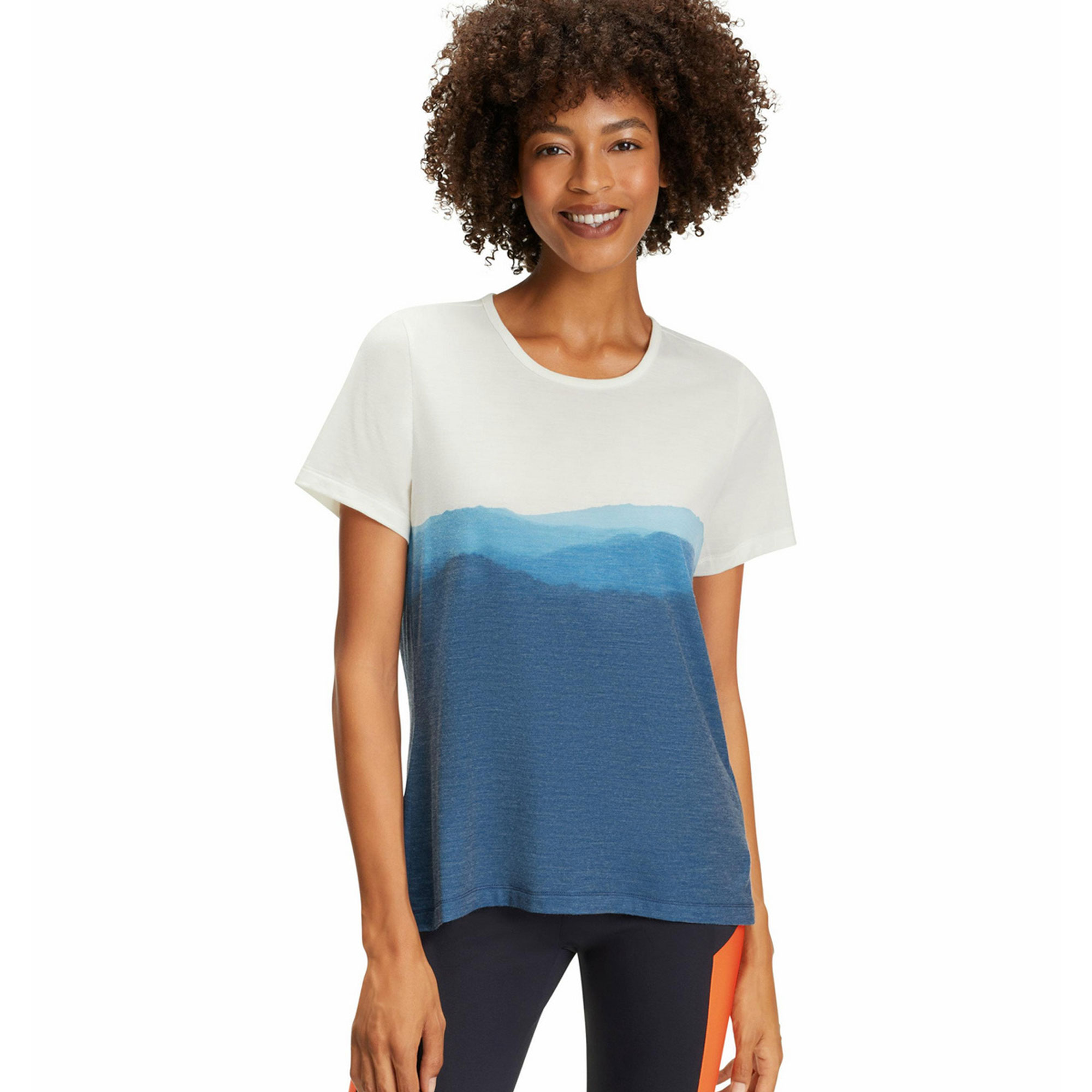Camisetas de algodón y poliéster de alta calidad para mujer, camiseta ajustada suave con logotipo personalizado para mujer