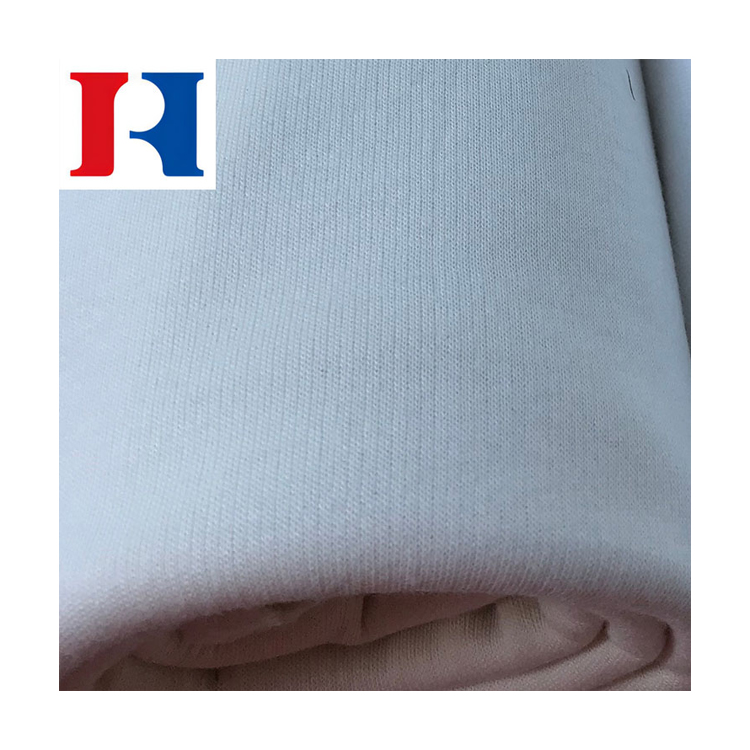 Hot Selling thick fabric stock professional double knit stock polyester spandex interlock fabric for garment