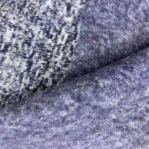 Gruba igła kationowa 2-tonowa francuska frotte miękka pętelkowa aksamitna tkanina na bluzy bluzy męskie polarowe spodnie dresowe