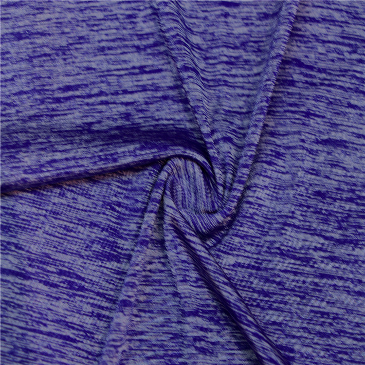 Wysokowydajna tkanina antybakteryjna z nylonu poliestrowego z elastanem do barwników kosmicznych do odzieży sportowej