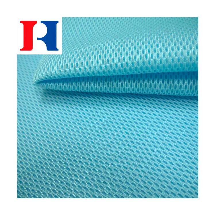 LCYP013 Taiwan 6mm Perforated Padded Breathable Thick 3D Air Mesh Fabric