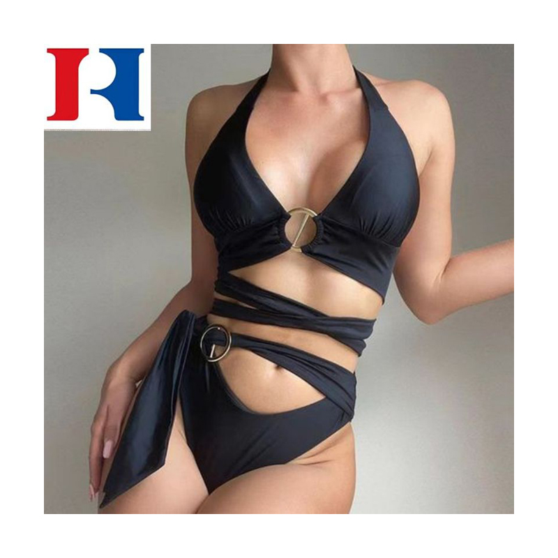 2021 Factory direct supply swimsuit braided straps swimwear women swimwear bikinis