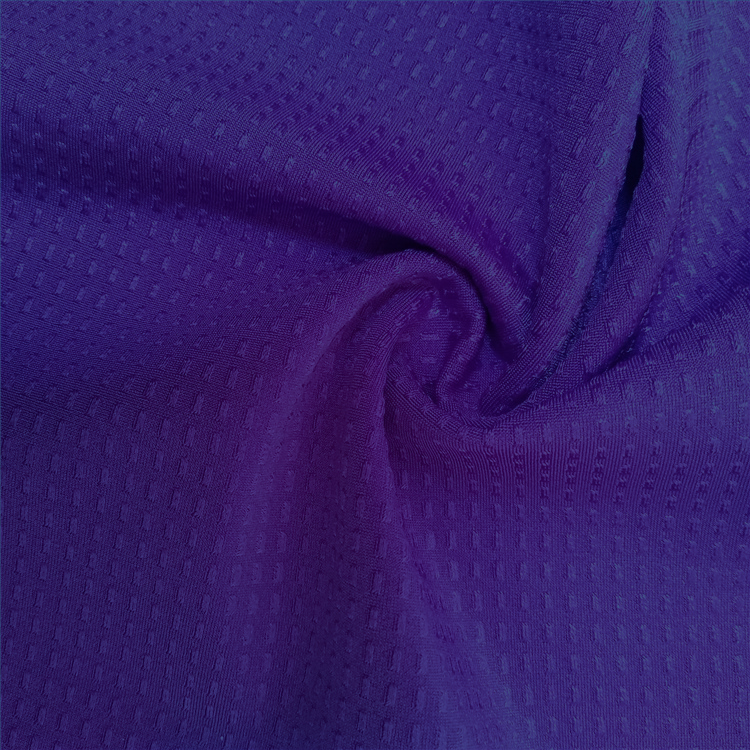 Novi izdelki Visoko elastična 82 poliamid 18 spandex vafelj pletena športna tkanina