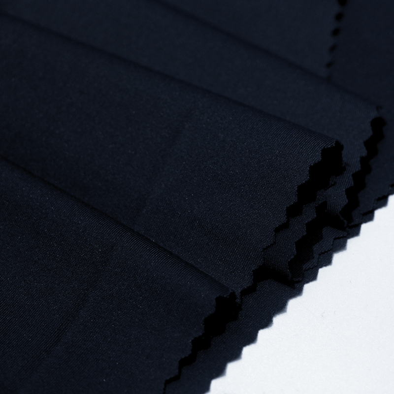 75D ເສື້ອທີເຊີດ jersey ທີ່ມີນ້ໍາຫນັກເບົາ 90% polyester 10% spandex blender knitted fabric