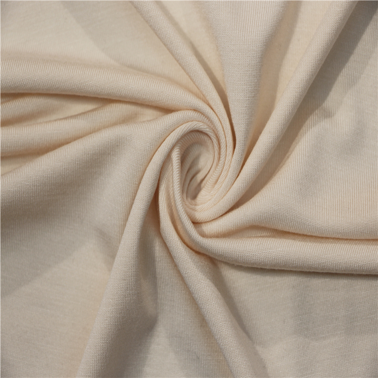silk tencel spandex fabric jersey weft plain underwear fabric
