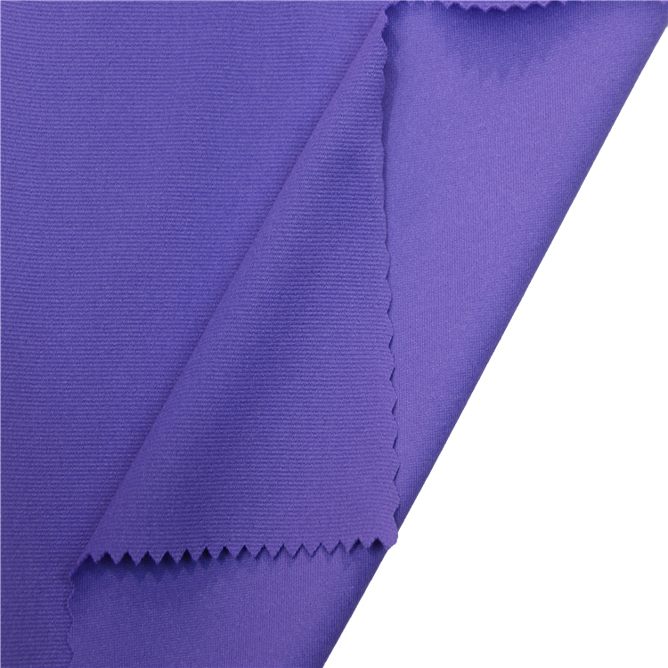 Cảm giác tay cotton chất lượng cao 88% ATY Polyester 12% Elastane Jersey Vải cho Yoga Fitness