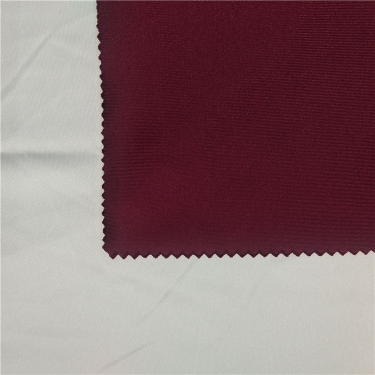 multi-functional solid spandex and elastane fabrics 82 polyester 18 spandex yoga pant fabric