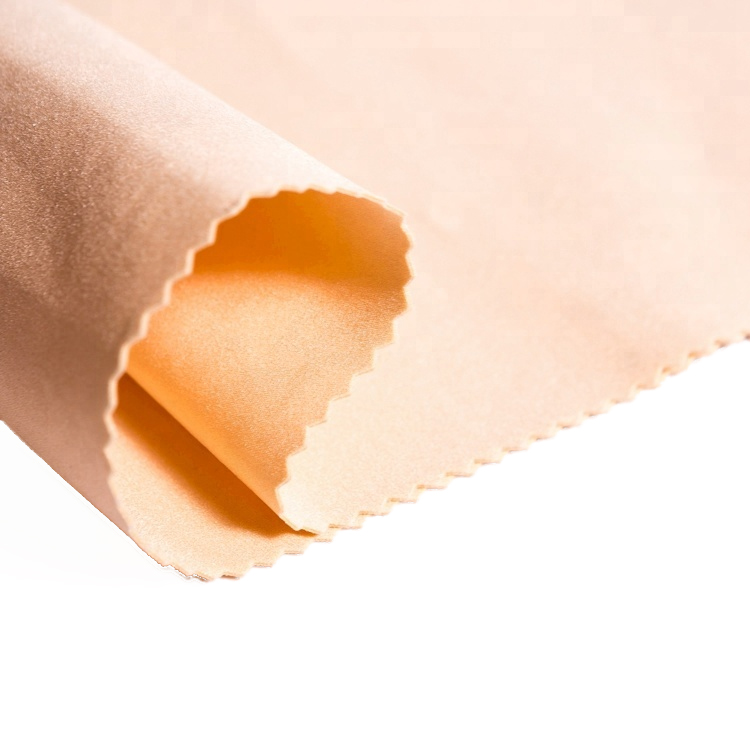 tessuto in spandex di nylon lucido alla moda tessuto sportivo morbido e confortevole