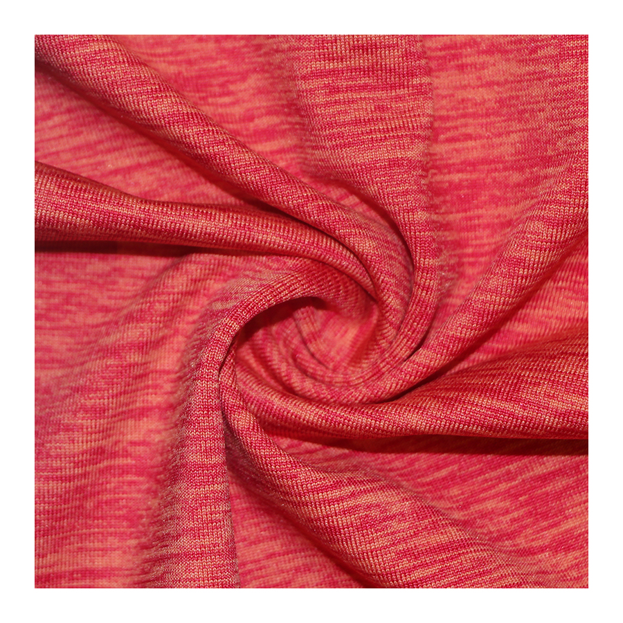 velkoobchodní tovární cena 88 polyester 12 spandex kartáčovaný dres tkanina na jógu