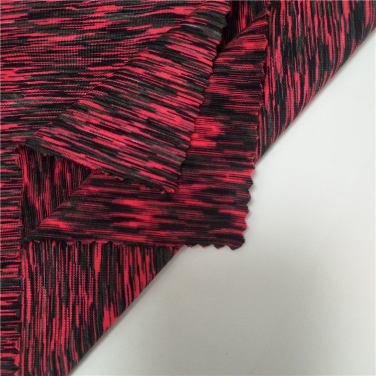 2021 China hot selling polyester spandex fabric plain dyed stripes comfortable fabric