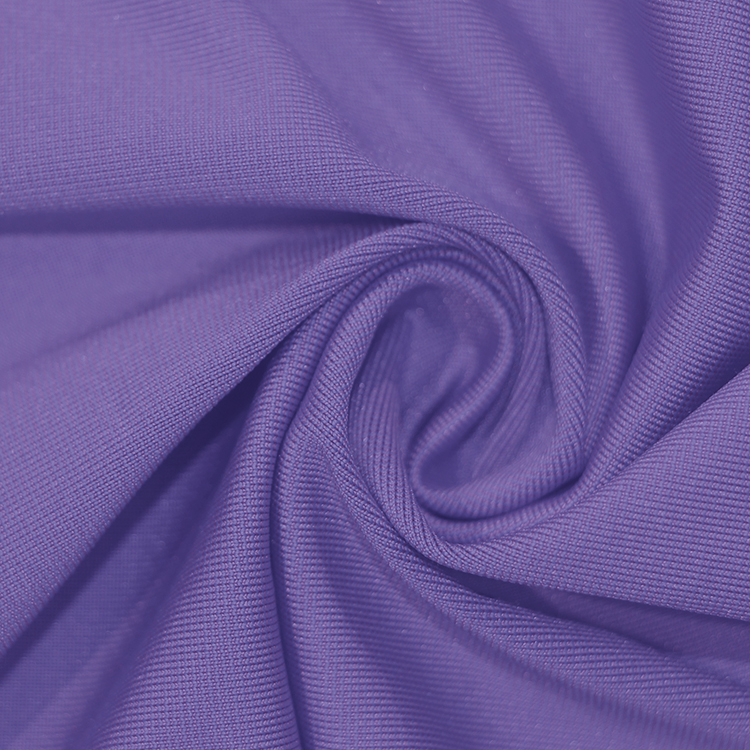 67 polyester 27 nylon 6 spandex fabric jersey weft plain sportswear fabric