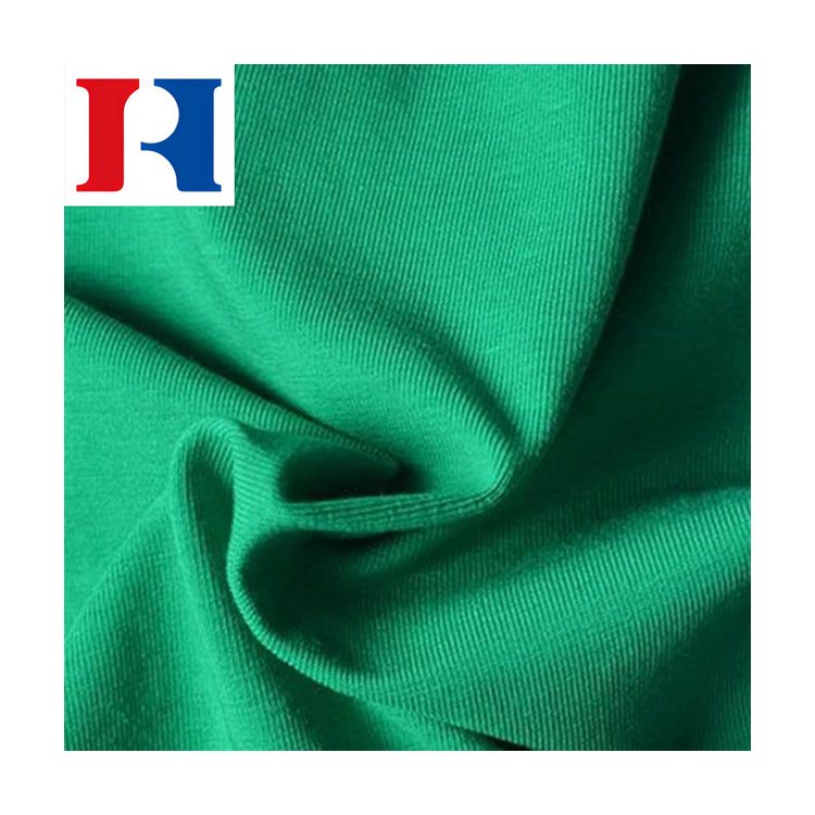 Cotton And Elastane Interlock Fabric 82.5%cotton 17.5% Spandex Moisture Underwear Fabric