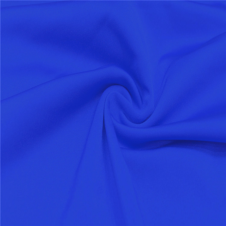 China hot selling polyester fabric, elastic poly spandex plain dye sportswear fabric