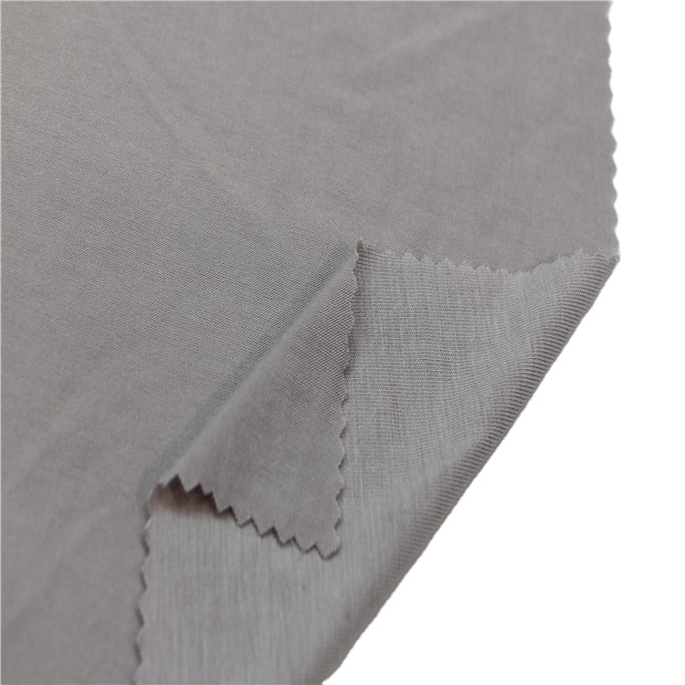 94% Rayon 6% Spandex საღებავი jersey shrinking resistant spandex ქსოვილი