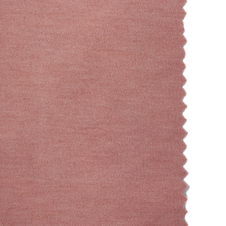 Nuovo tipo di tessuto rosa intrecciato in spandex di lana modal cupro acrilico per biancheria intima termica