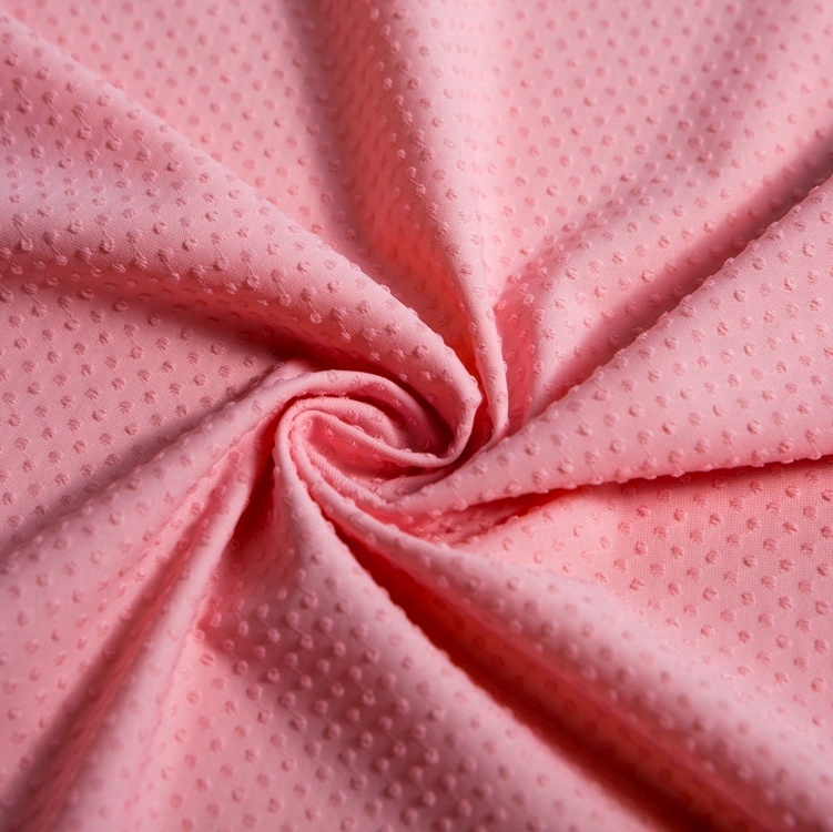 kínai gyártó akciós nylon spandex jacquard jersey szövet ruházathoz