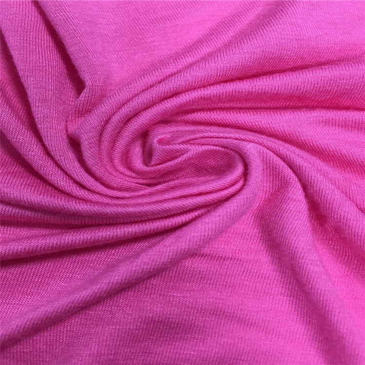 2021 hot selling 95%rayon 5%spandex yoga jersey knitted fabric stretch clothes fabric
