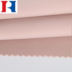 Nylon Spandex Rib Solid Color Dyed Swimwear Knitted Fabric