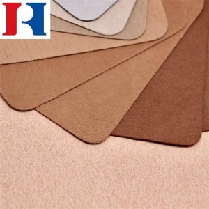 Customized Size Roll Packing Wear Resistant PU Coated Artificial Leather