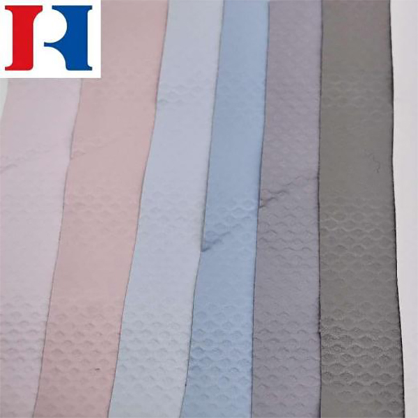 Factory wholesale Pu Synthetic Leather Fabric - Patent Metallic Leather Pu Leather fabric For Shoes And Bag – Herui
