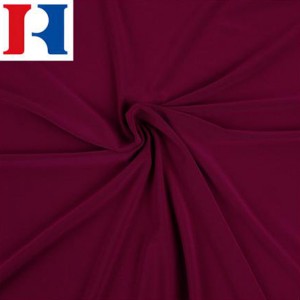 Four Way Strech Double Layer Spandex Stretchy Plain Dyed Twill Style Pattern 83%% Polyester 17% Spandex Fabric