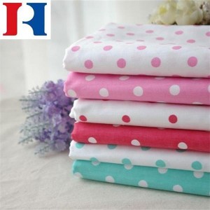Tecido de algodão estampado estilo colorido personalizado para fronha de lençol