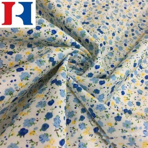 बेडशीट पिलोकेस के लिए अनुकूलित डाइंग रंग शैली मुद्रित सूती कपड़ा
