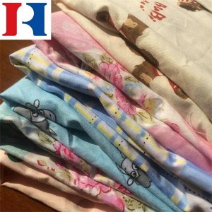 Приспособена памучна ткаенина во стил на боја за боење за навлака за перница за постелнина