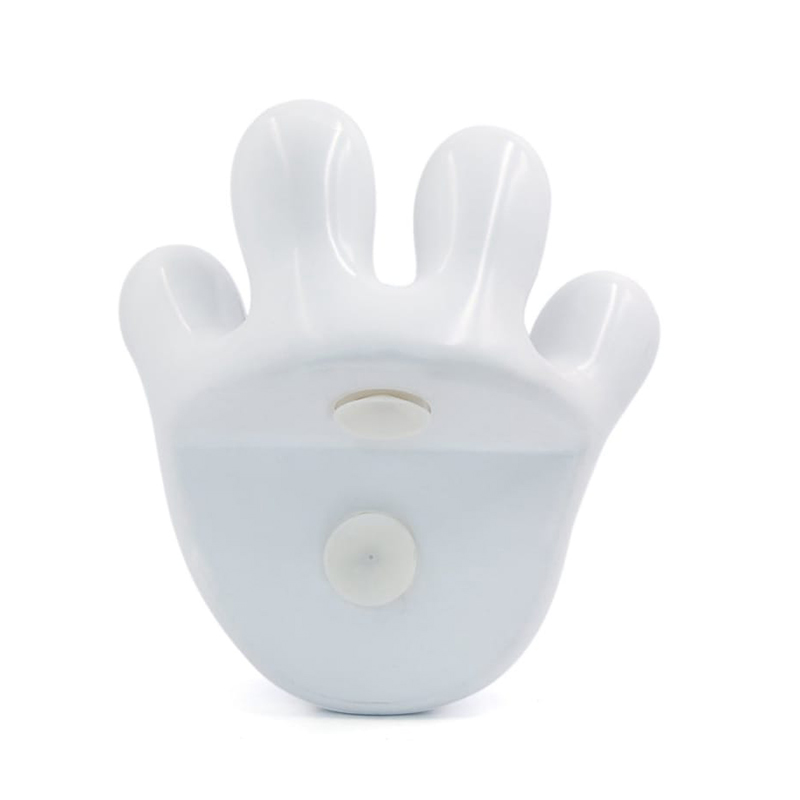Hand Shape Cute Two Suction Cups Pu Foam Headrest Pillow For Tub Spa Bathtub Whirlpool A12