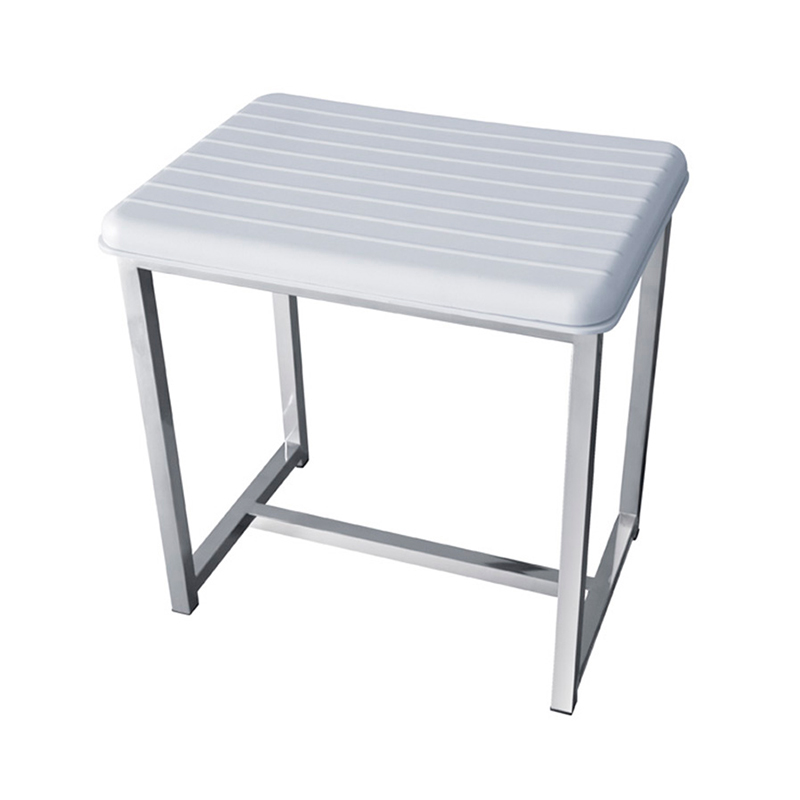 Свободно стоящий мягкий стул из нержавеющей стали с полиуретановым сиденьем для ванной комнаты, душевой комнаты, влажной зоны TX-116T