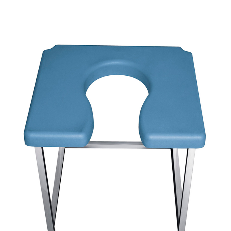 304 Stainless Steel Uban sa Soft Pu Foam Cover Commode Stool Chair Para sa Hosipital Toilet TX-116V