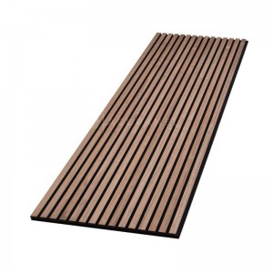 Soundproofing Wooden Grooved Hotel Cinema Acoustic Wall Panel