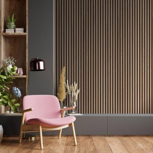 Soundproofing Wooden Grooved Hotel Cinema Acoustic Wall Panel