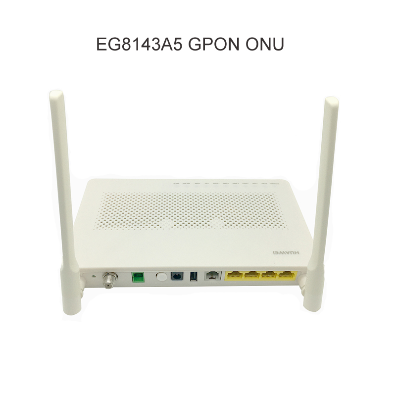 Manufacturer for Optical Network Unit - Huawei GPON ONT 1GE+3FE+CATV+POTS+WIFI EG8143A5 – HUANET