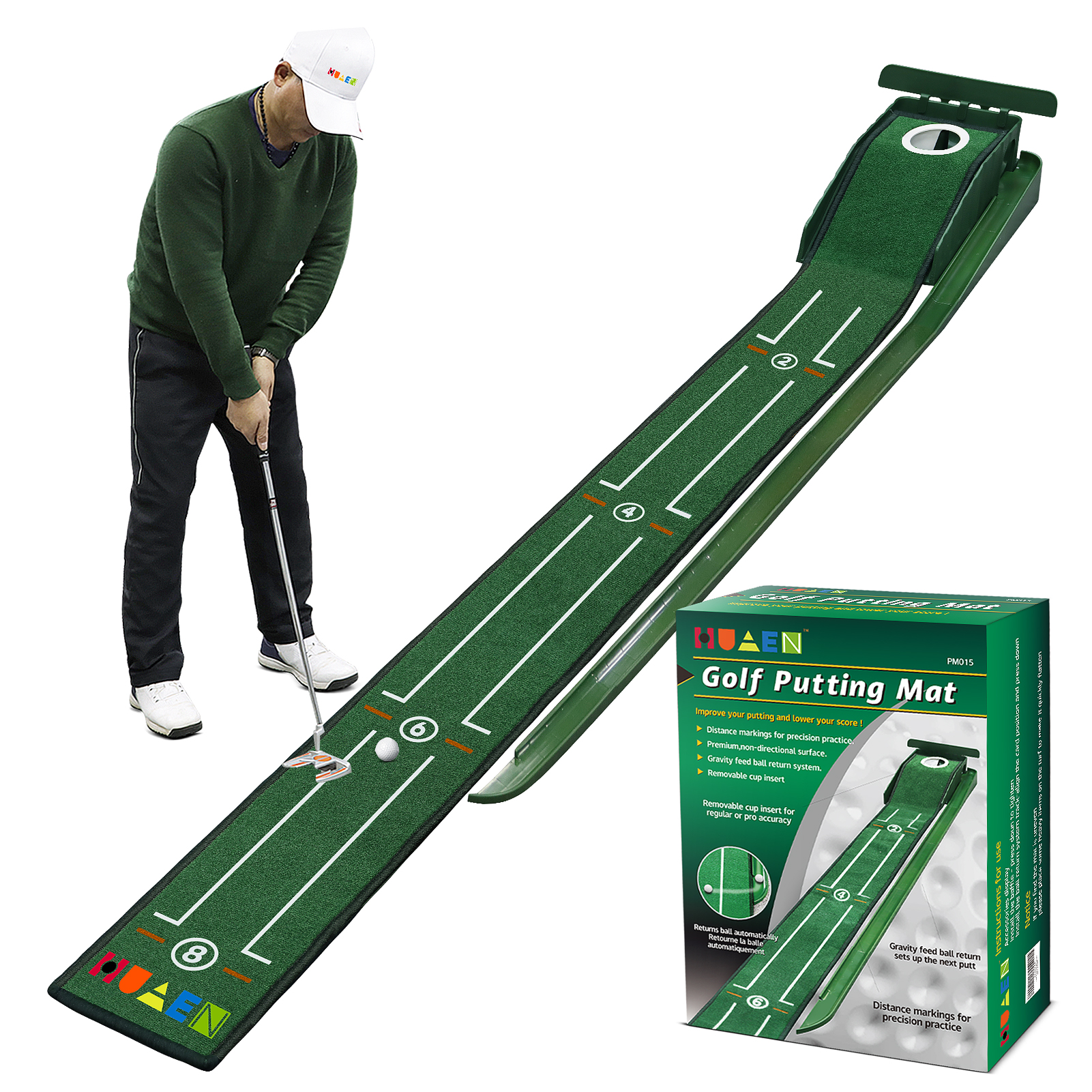  All Turf Mats Super Tee Golf Mat -This Super Tee 5 x 10 Golf  Mat for Indoor or Outdoor Practice That Holds Any Size Wooden Tee : Sports  & Outdoors