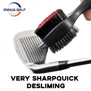 Golf Club Brush Cleaner Retractable Groove Sharpener Kit di Pulizia Washer Tool Accessori Sportivi