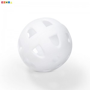 42mm Factory Supply Cheap Plastic Colors Golf Balls Airflow Hollow Golf Practice Training Sports Balls Durezza regulabile OEM / ODM