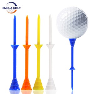 Factory Supply New design 83mm Super thin super durable Golf Tee super Low resistance PC material high quality