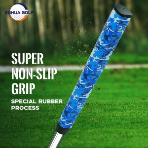 Weşana Nû Patented Putter Grip Manufacturer Rengê kamûflaj Golf Putter Grip Pure Handmade Club Grips OEM