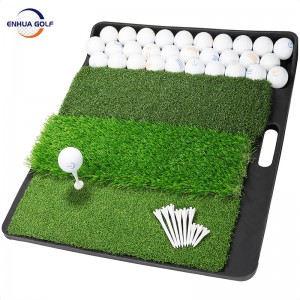 Најновије издање патентирани дизајн Ручна преносива подлога за голф са држачем са комбинацијом траве у лежишту 3 поуздан произвођач