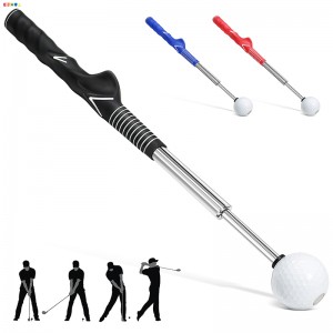 Golf Swing Training Aid, Golf Grip Trainer & Golf Swing Trainer for Warm-up, Right-Handed Golf Club for Indoor Practice, Golf Accessories – Strength & Tempo Training for Chipping Hi...